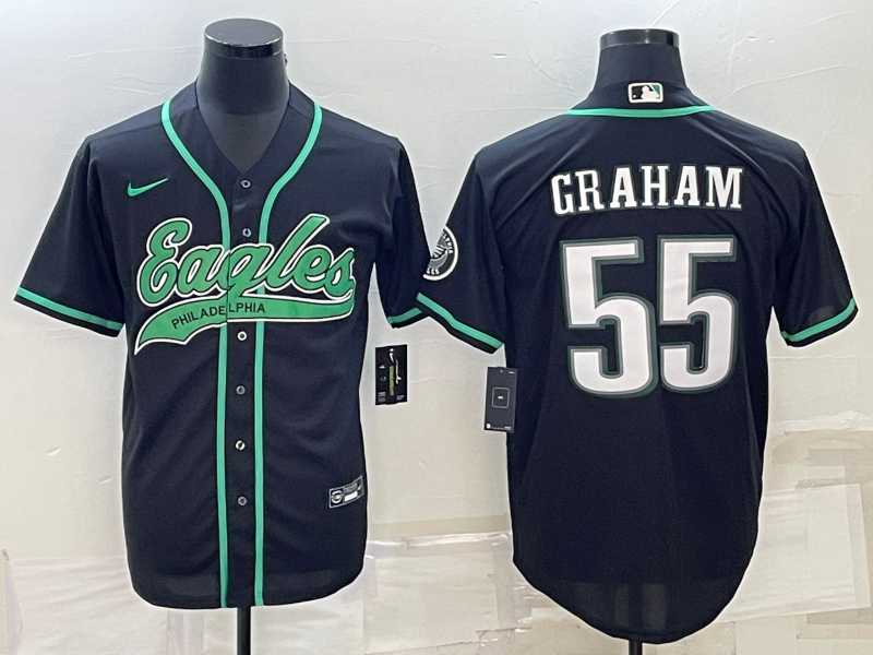 Men's Philadelphia Eagles #55 Brandon Graham Black With Patch Cool Base Stitched Baseball Jersey,We sell and wholesale Men's Philadelphia Eagles #55 Brandon Graham Black With Patch Cool Base Stitched Baseball Jersey on line form chian!